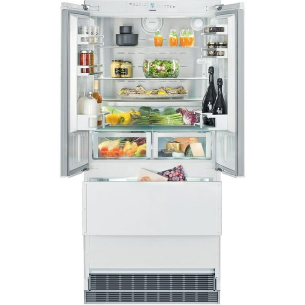 Liebherr HC2082 36" Integrated French Door Refrigerator with 19.5 cu. ft. Capacity NoFrost and