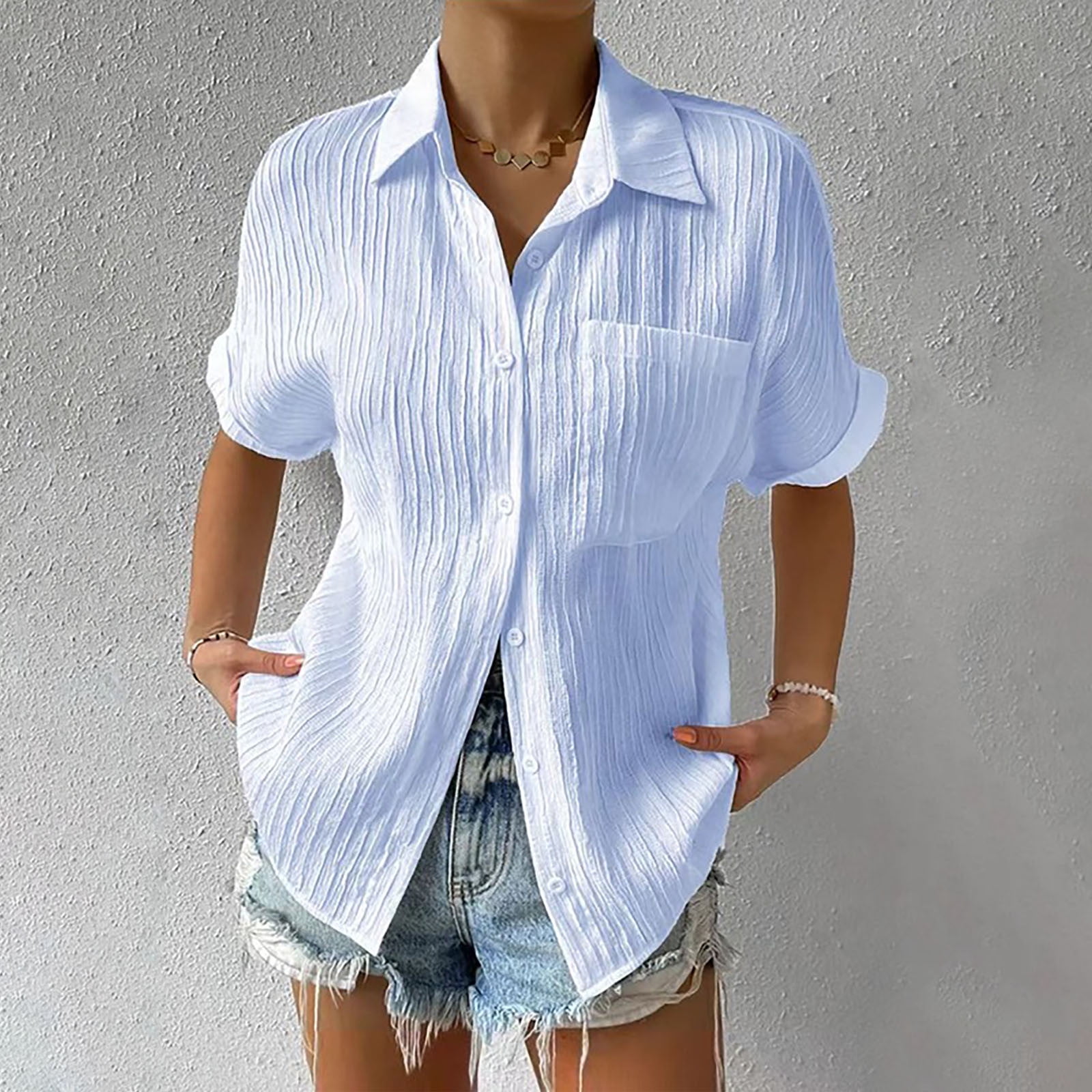 JadeRuyi Women's Slim Fit Striped Short Sleeve T-Shirt – Summer Cotton Top, Casual & Comfy