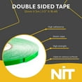 thumbnail image 4 of NIT Double-Sided Mounting Tape, Heavy Duty Removable Acrylic Foam Adhesive, 1/2" x 16.4 ft (12mm x 5m), Transparent, 1 Roll, 4 of 6