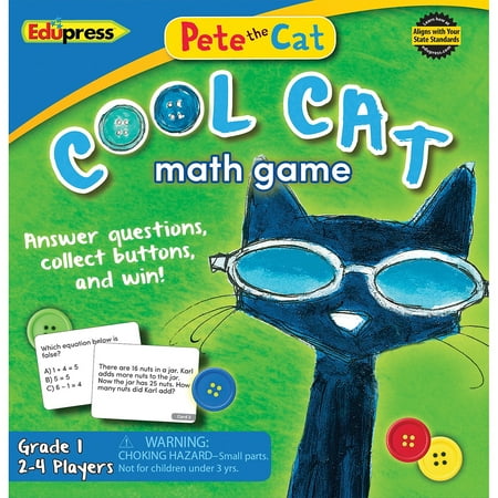 UPC: 0765515035311 | Edupress™ Pete the Cat Cool Cat Math Game  Grade 1