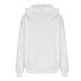 thumbnail image 6 of Jsaierl Plus Size Sweatshirts for Women Long Sleeve Solid Color Hooded Pullover Top Casual Oversized Hoodies with Kangaroo Pocket Fall Clothes, 6 of 7
