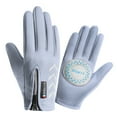 thumbnail image 5 of NIBOLOG 1 Pair Kids Gloves Full Finger Waterproof Thickened Plush Anti Skid Moisture-wicking Ridding Gloves for Outdoor Sports, 5 of 8