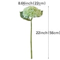 thumbnail image 2 of Hortensia artificial DUYONE Lifelike de 56 cm con 3 hojas, color verde claro, 2 of 9