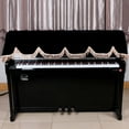 thumbnail image 2 of Piano Cover, Dustproof Anti-Dust Piano Cover, Washable For Pianos With Fine Frill Edge Flannelette Piano Cover Keyboard, 2 of 8