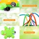 thumbnail image 5 of aspersor de agua para niños, juguete de rociador de agua de tortuga con 6 mangueras aspersor creativo juguetes para niños, juguete de aspersor de agua giratorio para jardín césped verano al aire libre Xemadio LKX-1663, 5 of 9