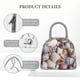 thumbnail image 4 of Fotbe Sea Shells Bolsa de Almuerzo con Estampado, Lonchera Aislada, Contenedor de Comida Reutilizable Tipo Cooler a Prueba de Fugas, 4 of 6