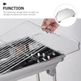 thumbnail image 2 of LEEYNEER OFFIGAM Grilling Rack Portable Storage Shelf Silver 1Pcs 33.5X29Cm, 2 of 8