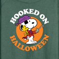 thumbnail image 3 of Peanuts - Hooked On Halloween - Women's Lightweight French Terry Long Sleeve Shirt, 3 of 6
