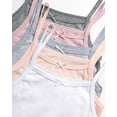 thumbnail image 2 of dELiA*s Girls' Undershirt - 5 Pack Soft Cotton Cami Tank Top - Camisole Tops for Girls (2T-14), 2 of 7
