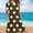 Brown, variant on Women Dress Fashion Striped Print Off the Shoulder Mid-Length Dress Casual Slim Fit Short Sleeve Ruffle Flowy Dresses