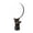 Black, variant on Selfie Light Rechargeable Clip On Portable LED Video Light For Phone Laptop Live Streaming Video Calls And Outdoor Shooting Color Options Available