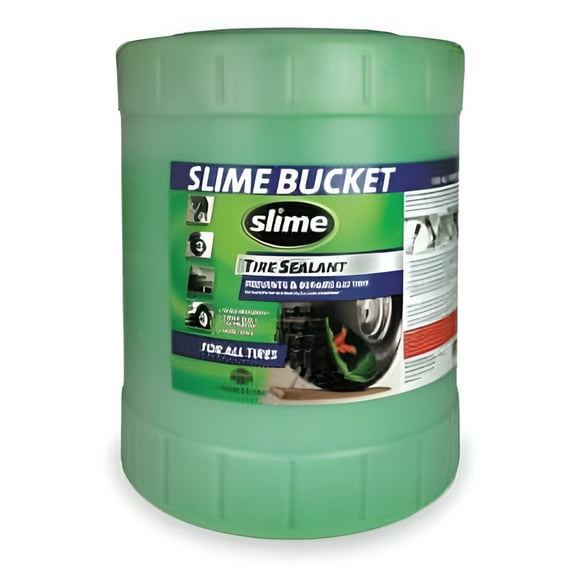 Slime SDSB-5G, Liquid HAWA, Green Super Duty Slime Industrial Sealant, 48.3 Pounds 5 gal