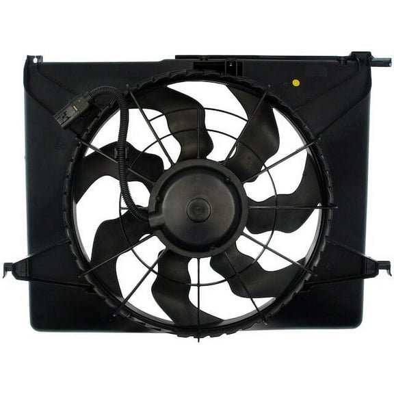 Auxiliary Fan Assembly - Compatible with 2006 - 2010 Hyundai Sonata 2.4L 4-Cylinder 2007 2008 2009