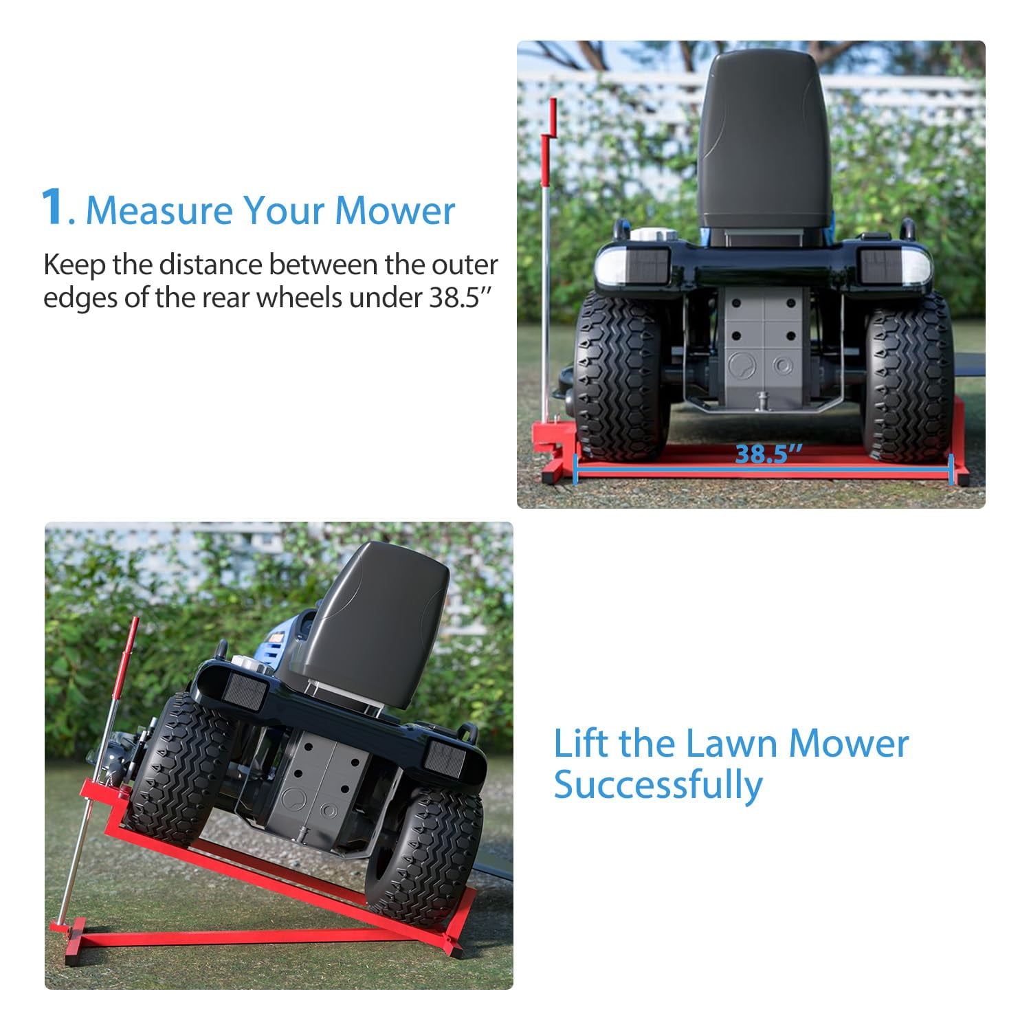 S-home 45° Tilt Adjustable Steel Cleaning Aid Lawn Mower Part