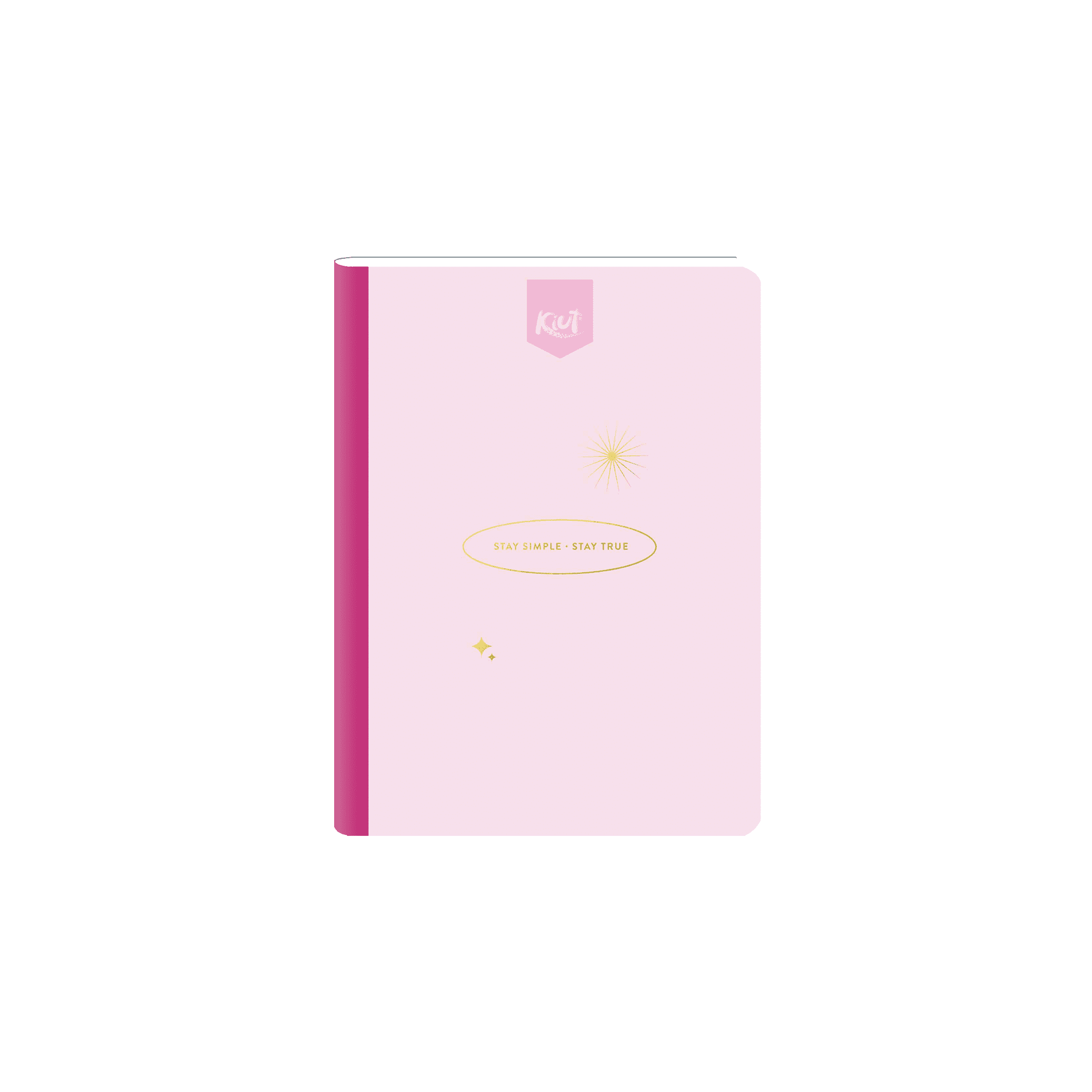 Norma Kiut Leather Small Wide Rule Composition Notebook 6.2" x 8.2" Multicolor 100 Sheets