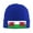Blue, variant on Welsh Flag Winter Beanie Hats for Men Women Warm Cozy Knitted Cuffed Skull Cap Gray