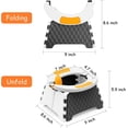 thumbnail image 6 of Toddler Portable Potty Training Seat for Kids Baby Foldable Toilet Child Travel Potty in Car Camping Potty Chair Seat for Indoor Outdoor, with 30 Disposable Bags, 6 of 9