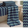 thumbnail image 6 of Soimoi Blue Cotton Voile Fabric Floral Bull Skull Printed Fabric 1 Yard 42 Inch Wide, 6 of 7