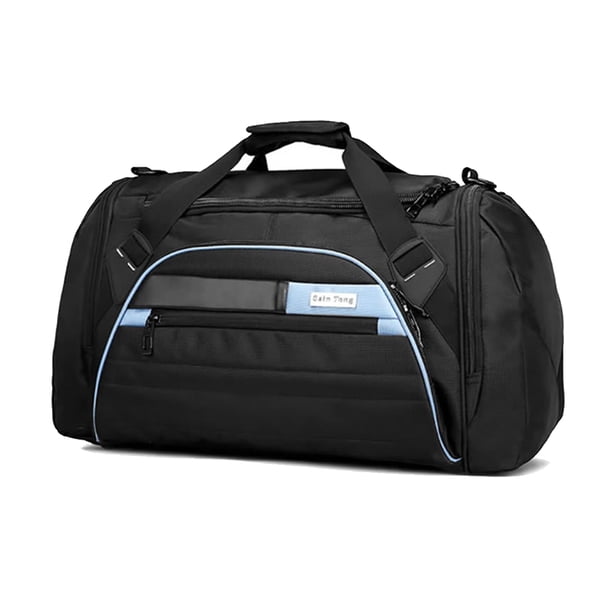 Minnieouse Bolsa de viaje de tela Oxford, transpirable, con asa extraíble, bolsos de mano, bolsillo interior, bolsas de almacenamiento antirrobo para Envolturas para manijas de equipaje azul 1 Minnieouse AP014991-01