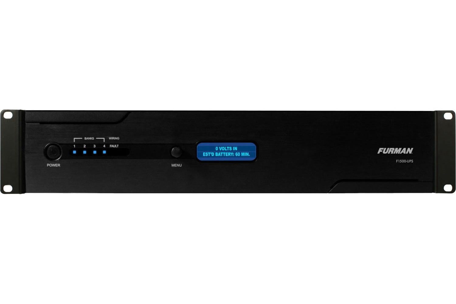 Furman F1500-UPS - UPS (rack-mountable) - AC 120 V - 900 Watt - 1500 VA - RS-232, USB - output connectors: 8 - 2U - 19"