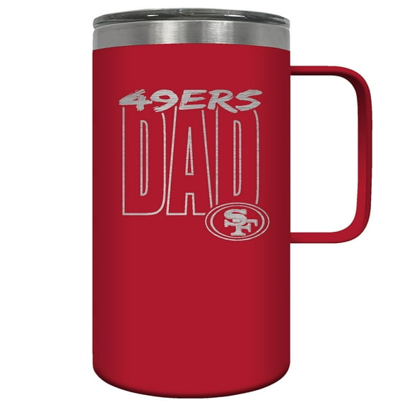 San Francisco 49ers Dad 18oz. Hustle Travel Mug
