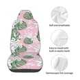 thumbnail image 4 of Picia Lilies Flowers Print Waterproof Sweating Car Seat Cover for Post Gym Workout, Running, Beach and Hiking, Universal Fit Anti-Slip Bucket Seat Protector, 4 of 5