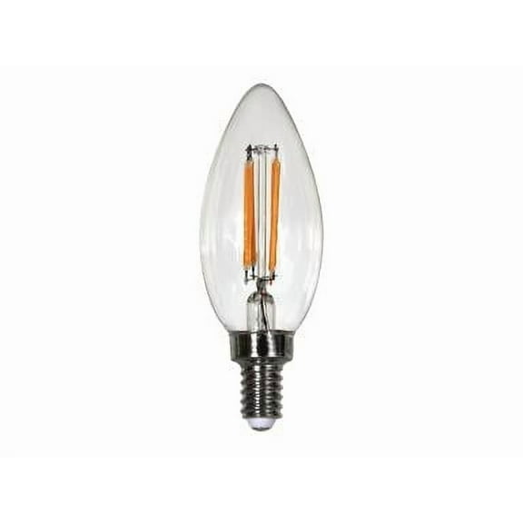 Maxlite EF4B10D927/JA8 4 Watt LED Edison Style Filament Bulb 2700K Color Temperature E12 Candelabra Base