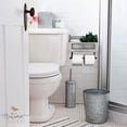 thumbnail image 3 of Autumn Alley Galvanized Farmhouse Toilet Paper Holder with Shelf for Wall Mount, Natural Finish, 3 of 8