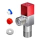 thumbnail image 1 of Válvulas de ángulo,Conector de válvula de agua,Válvulas de agua para inodoro a prueba de fugas Válvulas de ángulo de de 1/4,Accesorios de , Rojo, 1 of 9