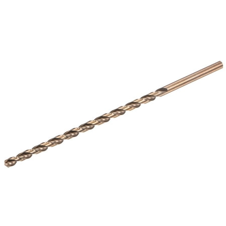 

Uxcell M35 High Speed Steel Parabolic Flute Drill Bit 6mm Drilling Dia. 160mm Length Gold Oxide Cobalt Steel