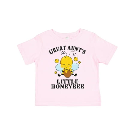

Inktastic Cute Bee Great Aunt s Little Honeybee with Stars Gift Toddler Boy or Toddler Girl T-Shirt