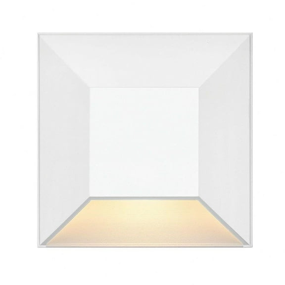 1.2W Led Square Deck Light 3 inches Wide By 3 inches High-Matte White Finish Bailey Street Home 81-Bel-3172986