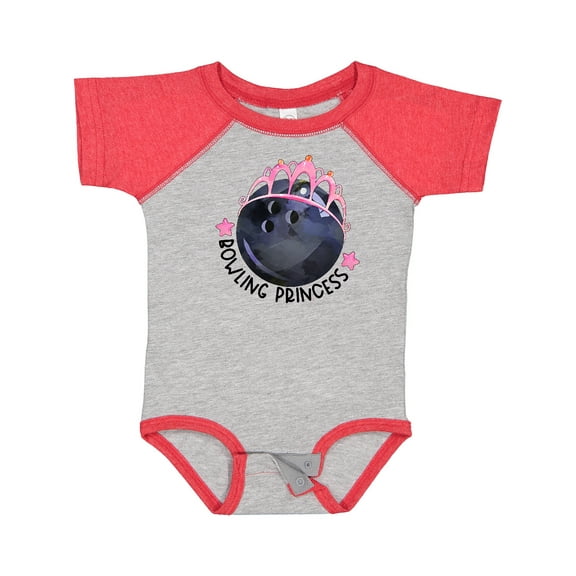 Inktastic Bowling Princess Tiara Girls Baby Bodysuit