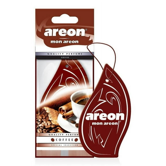Areon Car Hanging Air Freshener, 12pk, Coffee