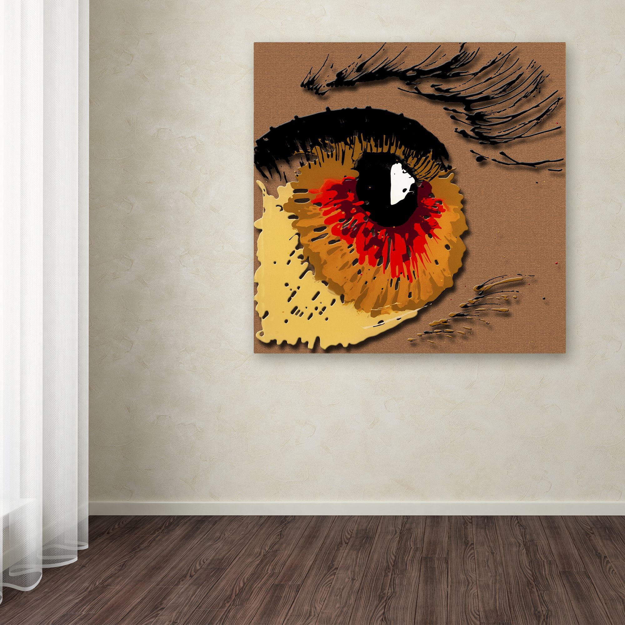Trademark Fine Art Roderick Stevens 'Eye 1' 35 x 35 (RS1000-C3535GG)