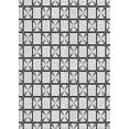 thumbnail image 1 of Ahgly Company Indoor Rectangle Patterned Carbon Gray Novelty Area Rugs, 2' x 4', 1 of 6