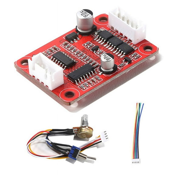 12V DC Brushless Motor Controller Brushless Motor Driver Board Module Hall-Free Hard Disk Motor Water Pump Board