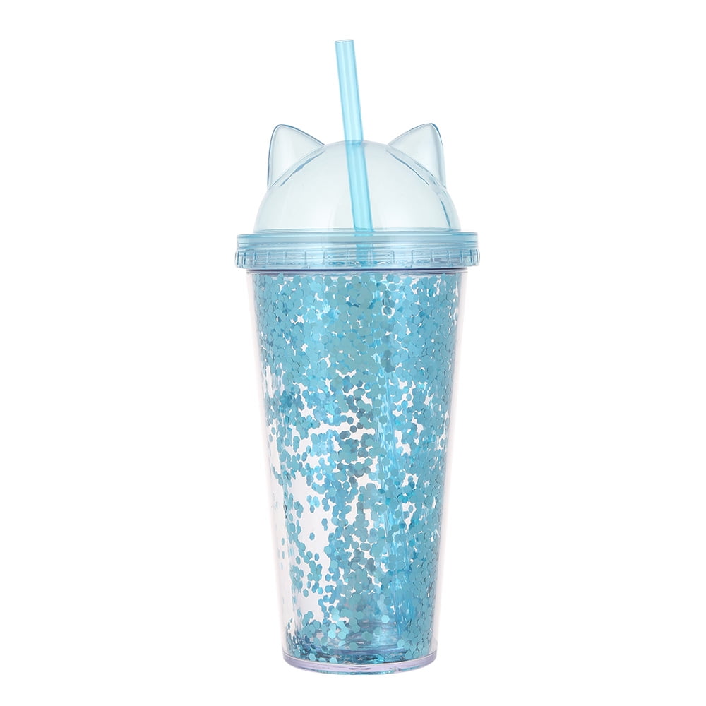 miniso tumbler with straw