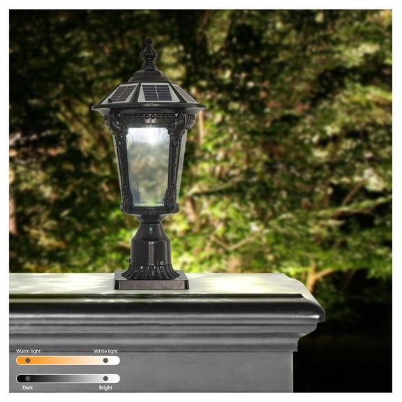 Solar Lights Outdoor, Retro Solar Pathway Lights with Dimmable LED - Garden Decor, Yard Lighting, Automatic On/Off