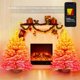 thumbnail image 4 of Mini Árbol de Navidad Inteligente Rosa Brilloso 58 cm con 100 luces LED RGB, 4 of 9
