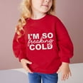 thumbnail image 2 of Fall And Winter Middle Big Girls Boys Heart Print Long Sleeve Top Sweater, 2 of 4