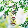Hummble Slim Hanging Hummingbird Feeder Set, Ant and Bee Proof, 4pcs