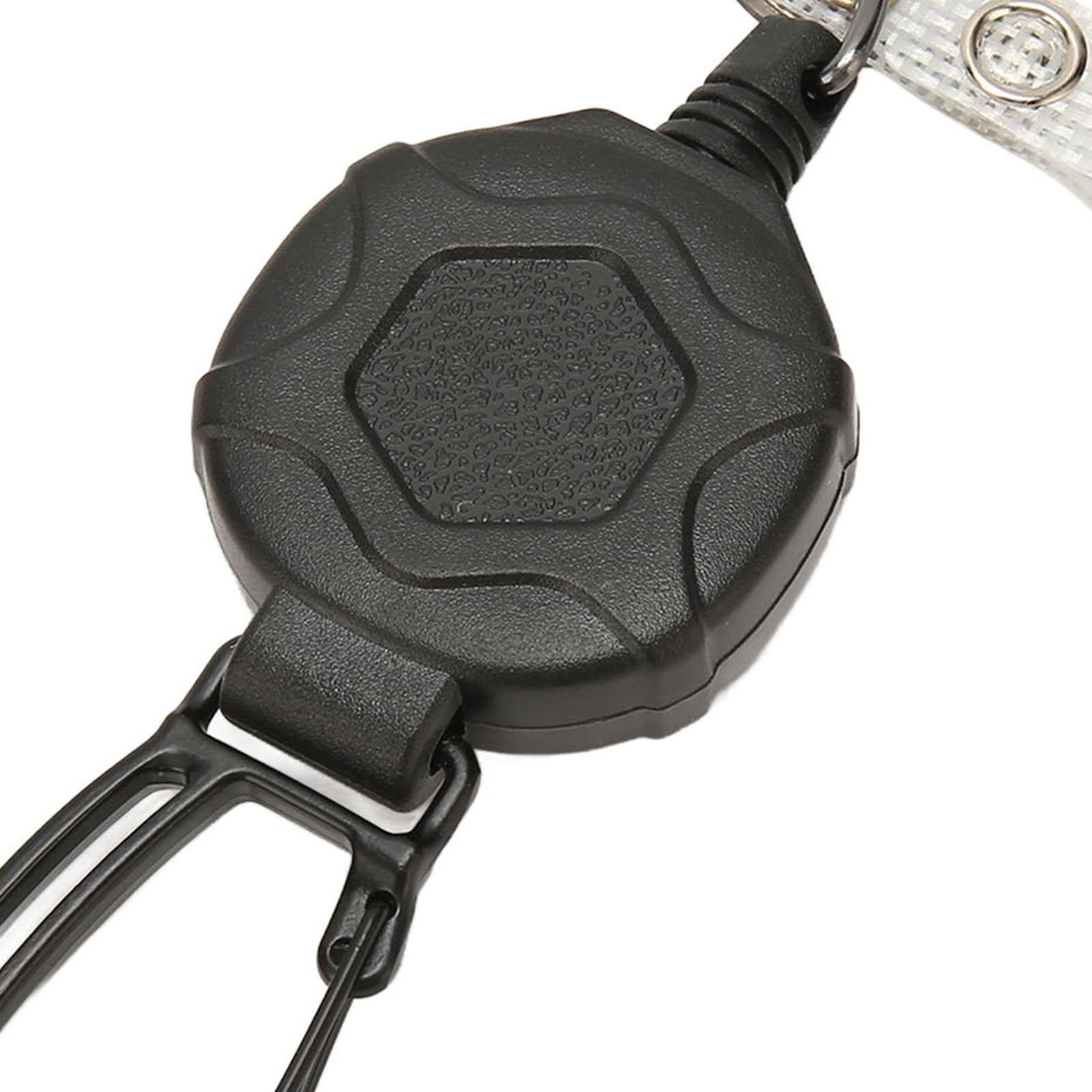 Riousery 2Pcs Retractable Keychain Heavy Duty Carabiner ID Badge Holder with Retractable Stainless Steel Wire Rope For Outdoor Access and Keys Management