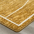 thumbnail image 4 of Milliken Themed Area Rug HOOPSTER Hoopster Brown Modern, 7' x 10', 4 of 4