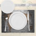 thumbnail image 3 of Ambesonne Vintage Place Mats Set of 4, Countries Continents, Standard Size, Pale Grey Pale Brown, 3 of 6