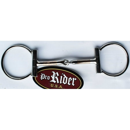 - Circle Ring Stainless Steel Copper Inlay Horse Snaffle Bit 5