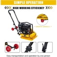 thumbnail image 3 of Emorefun Plate Compactor with 7HP/212CC Gas Engine, Ground Tamper for Paving Landscaping Sidewalk Patio, 3 of 8