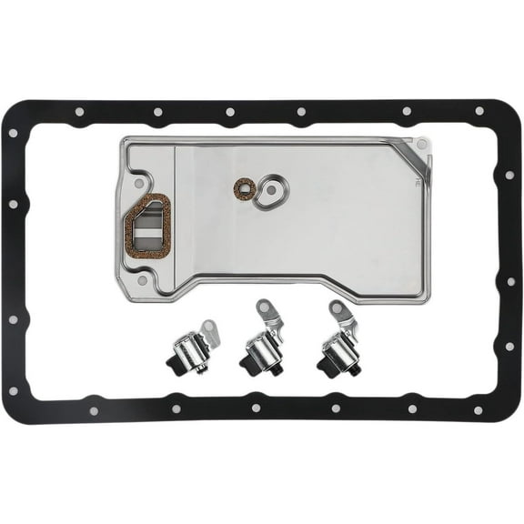 A-Premium A340 AW4 Transmission Solenoid Service Filter Kit TCC Lock Up Shift Compatible with Jeep Cherokee 1987-2001, Comanche 1988-1992, Wagoneer 1987-1988, Replace# 97420JKP