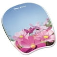 thumbnail image 3 of Fellowes Photo Gel Mouse Pad Wrist Rest with Microban Pink Flowers - 9.25" x 7.88" x 0.88" Dimension - Multicolor - Rubber Back, Polyurethane Cover, Gel - Stain Resistant, Skid Proof, 3 of 4
