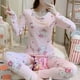 thumbnail image 3 of 2023 Sanrio Hello Kitty pantalones Anime Doraemon pijamas finos de felpa moda cómoda cuello redondo cálido conjunto de ropa de dormir Otoño/Invierno, 3 of 4